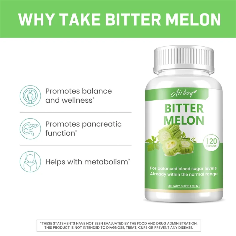 Bitter Melon Capsules - Weight - Bitters Bottle Set recension och pris