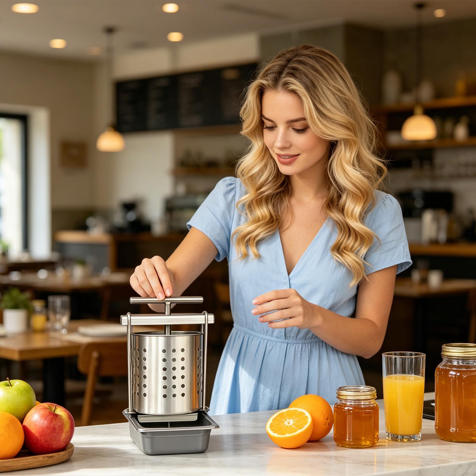 2.5L Stainless Steel Fruit Win - Citrus Juicer Bar recension och pris