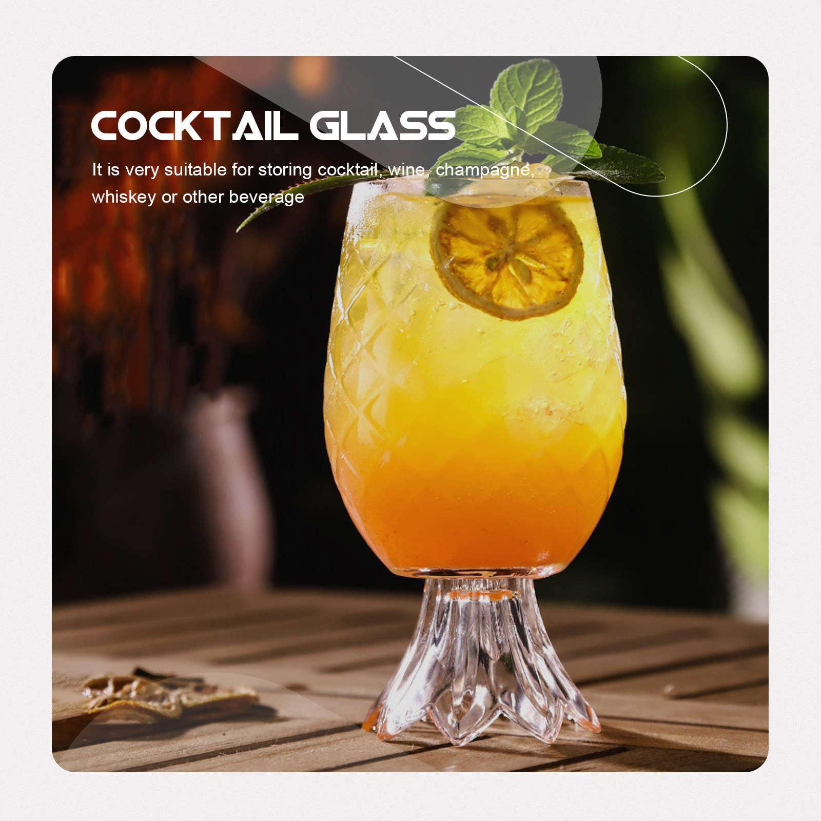 Premium Pineapple-Shaped Cockt - Home Bar Set recension och pris